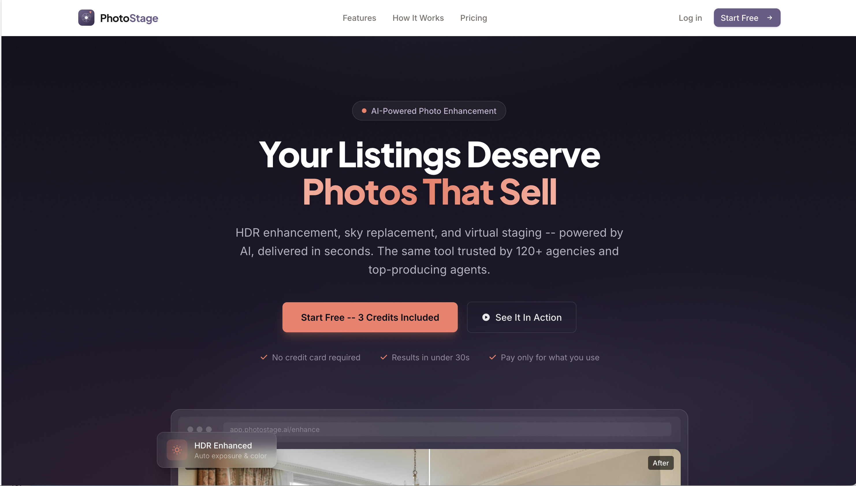 PhotoStage website screenshot